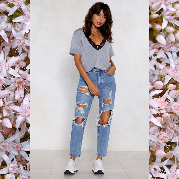 momokrom distressed jeans